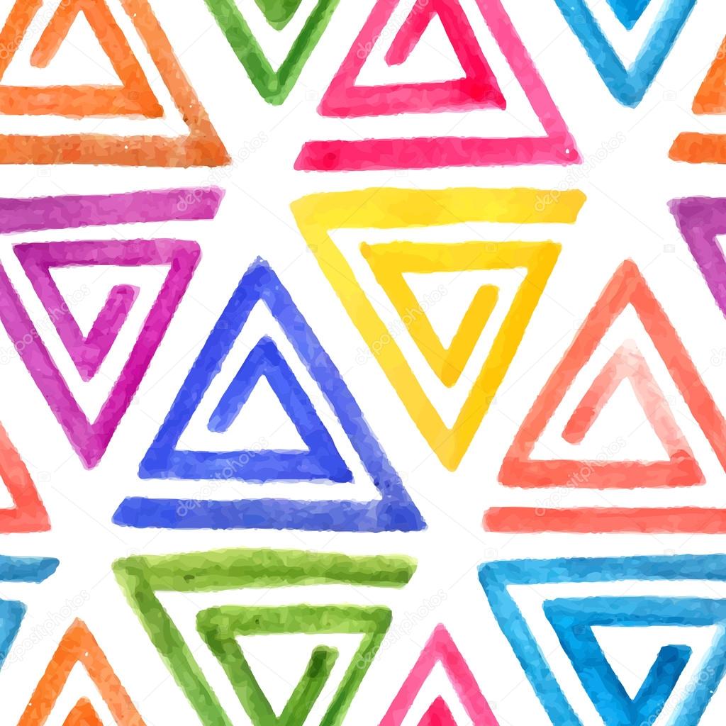 Abstract seamless watercolor pattern
