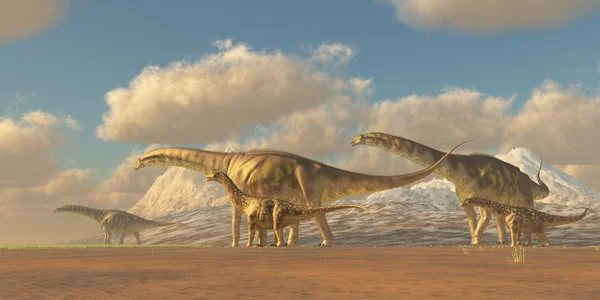 Аргентинозавр — стоковое фото