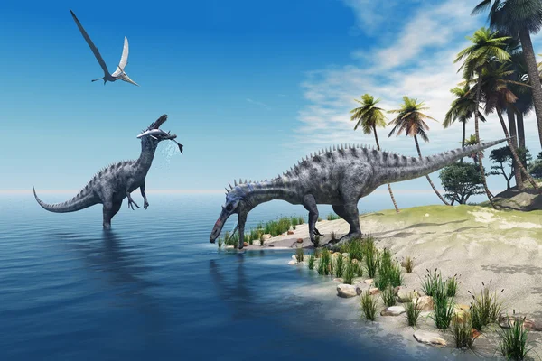 Suchomimus Dinosaurs — Stock Photo, Image