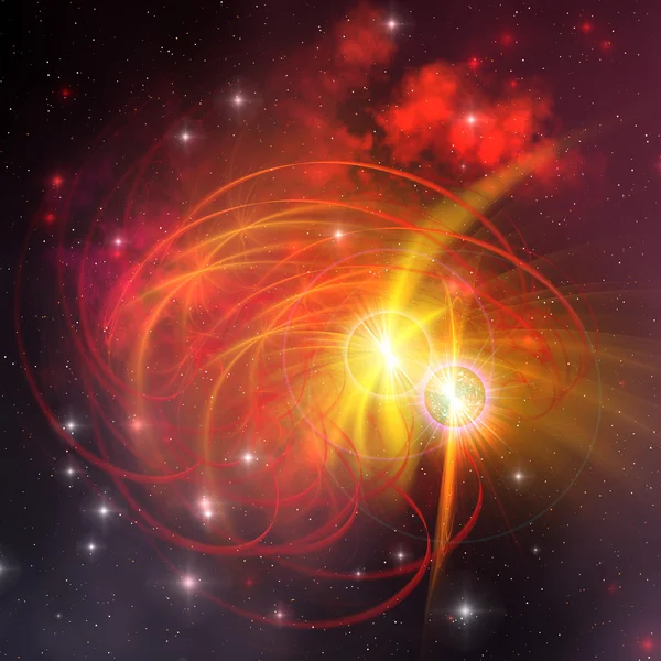 Binary Star System — Stock Photo, Image