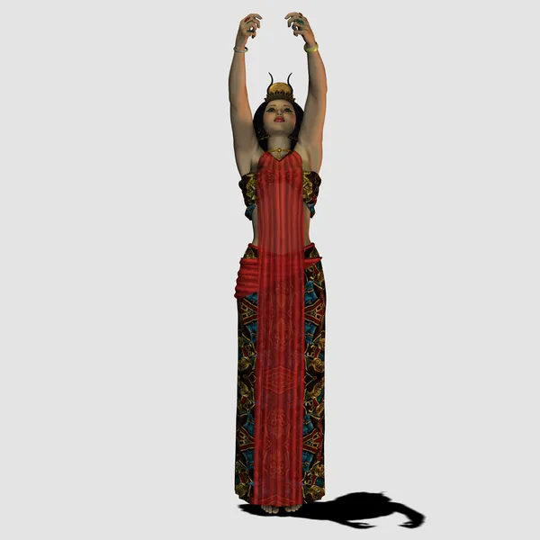 Egipski kobieta sukienka — Zdjęcie stockowe