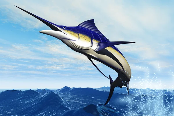 Marlin Jump — Stock Photo, Image