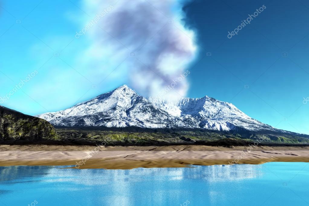 Mount st. helens vulkan Stockfotografie lizenzfreie Fotos