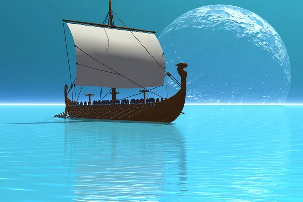 Корабль викингов 2 — стоковое фото