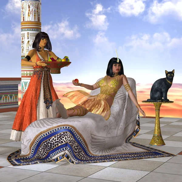 Cleópatra egípcia — Fotografia de Stock