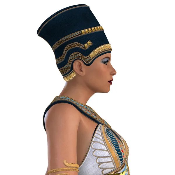 Egyptské nefertiti tvář — Stock fotografie