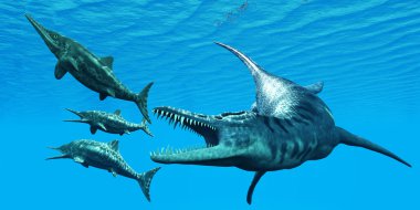 liopleurodon saldırıları ichthyosaurus