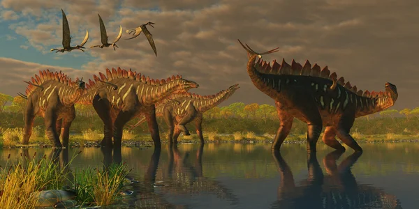 Miragaia Dinosaurs — Stock Photo, Image