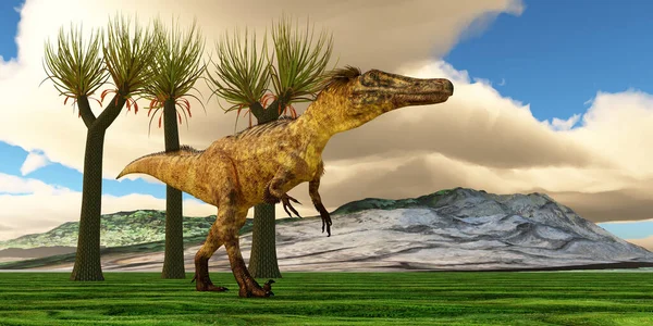 Austroraptor Carnivorous Theropod Dinosaur Lived Argentina Cretaceous Period — Stock Photo, Image