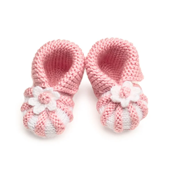 Handgemaakte baby schoenen — Stockfoto