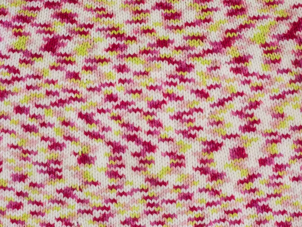 カラフルな編み物背景をクローズ アップ — ストック写真