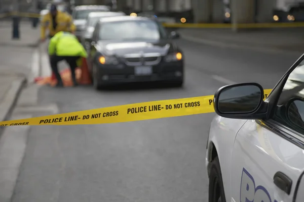 Escena del accidente — Foto de Stock