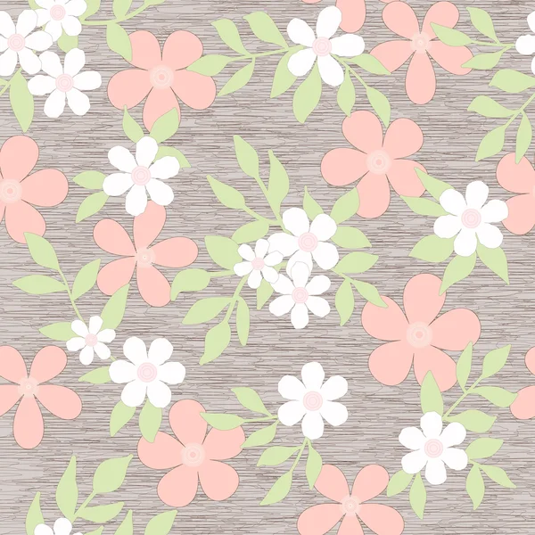 Abstract seamless background floral pattern — Stock Vector