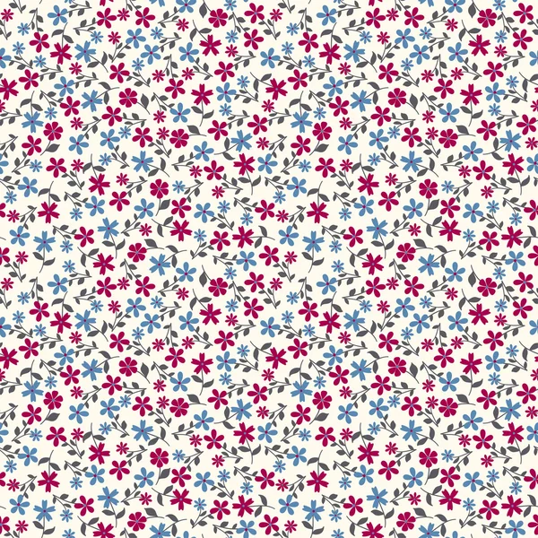 Seamless pattern with small flowers — Stock Vector