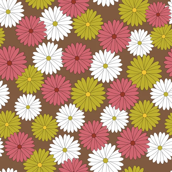 Blomma mönster bakgrund — Stock vektor
