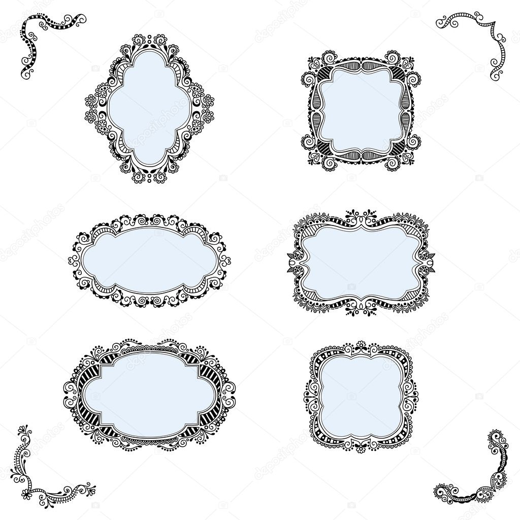Hand-drawn frames