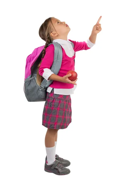 Little Schoolgirl — Stock Photo, Image