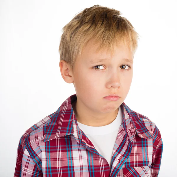 Ongelukkig jongen — Stockfoto