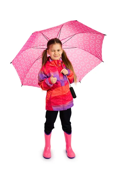 Girl With Umbrella — Stock Photo, Image