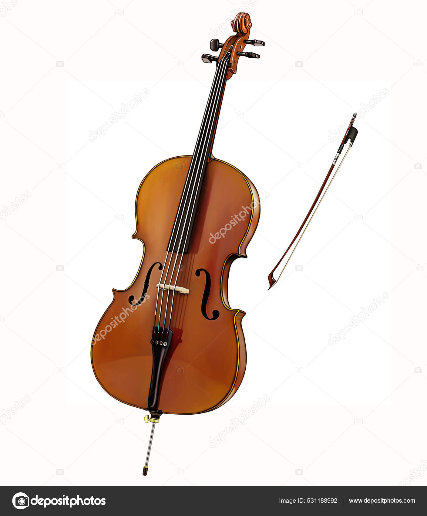 Violoncello Cello Bowed Musical Instrument Strings Classical