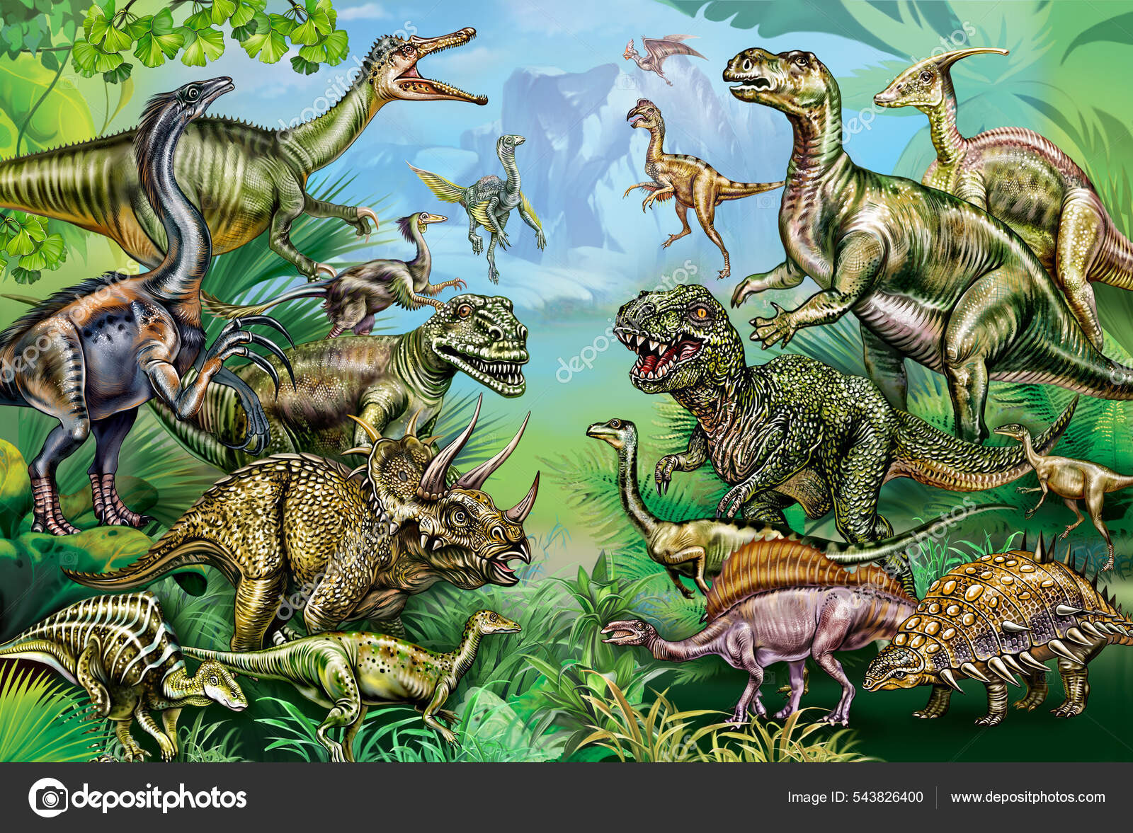 mesozoic era animals