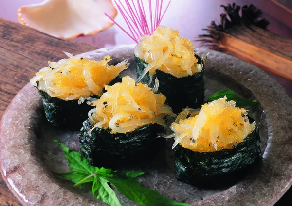 Sushi kaviaar — Stockfoto