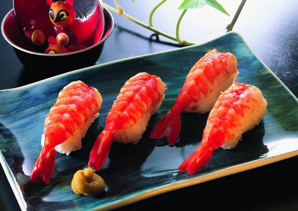 Écrevisses japonaises de sushi Images De Stock Libres De Droits