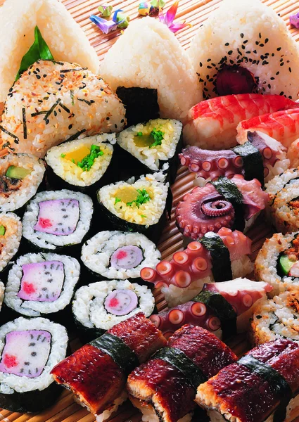 Sushi surtido Imagen de stock