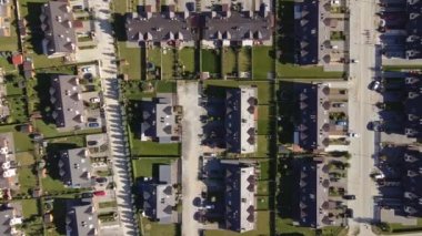 Avrupa 'nın modern yerleşim bölgesinin hava görüntüsü