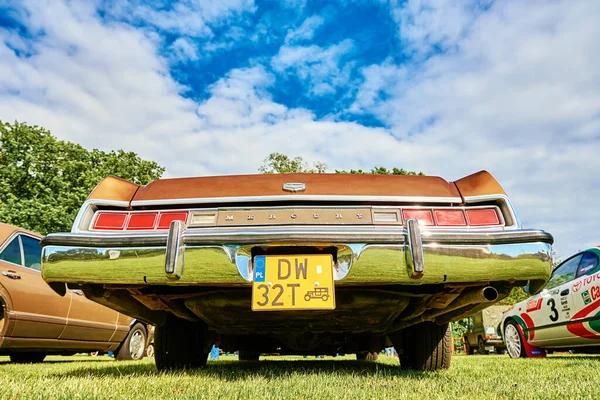 머큐리 마르키 1970 자동차 전시회 전형적 미국의 자동차입니다 Katy Wroclawskie — 스톡 사진