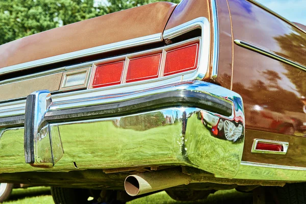 Mercury Marquis 1970 Retrobilsutställning Klassisk Amerikansk Retrobil Katy Wroclawskie Polen — Stockfoto