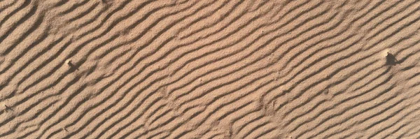 Sand Texture Wave Pattern Desert Sand Background Top View — Stock Fotó