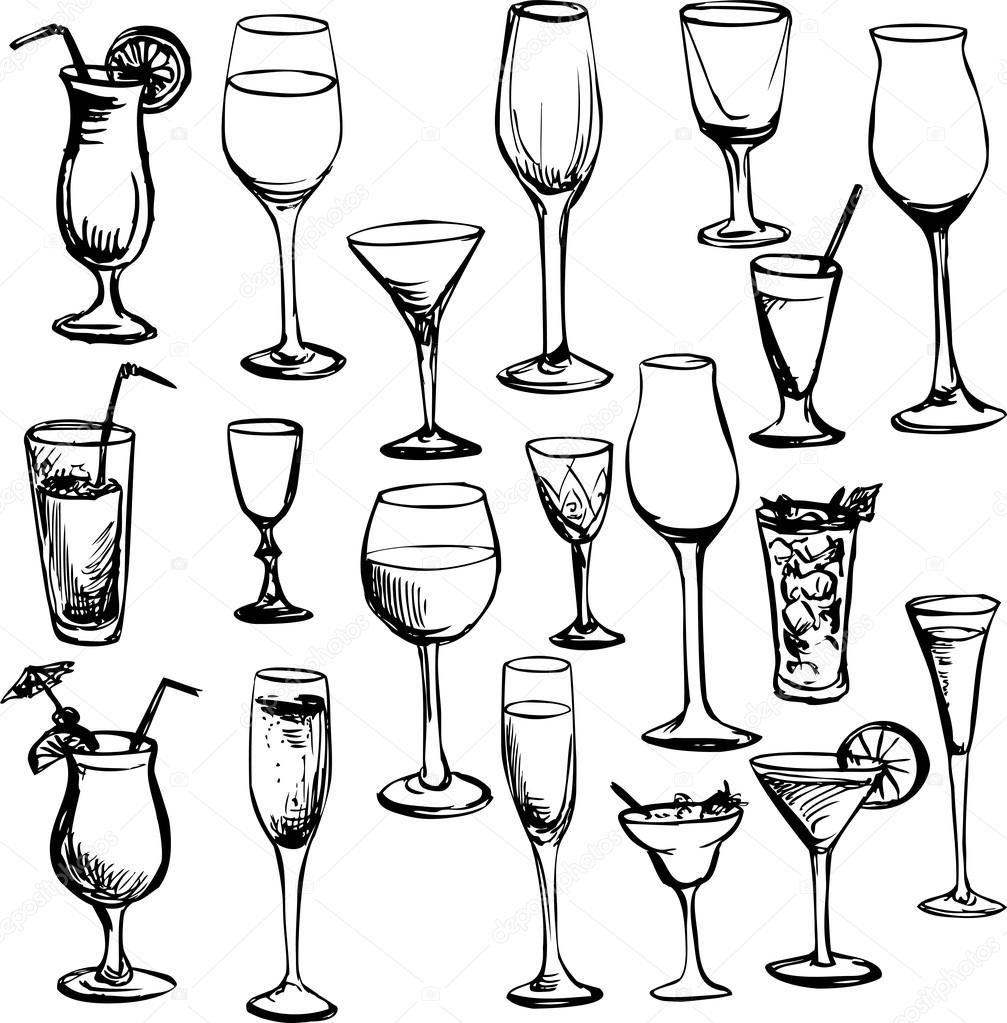set of wineglass