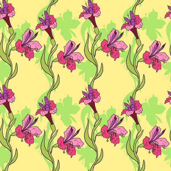 Floral seamless vector pattern — Stock Vector