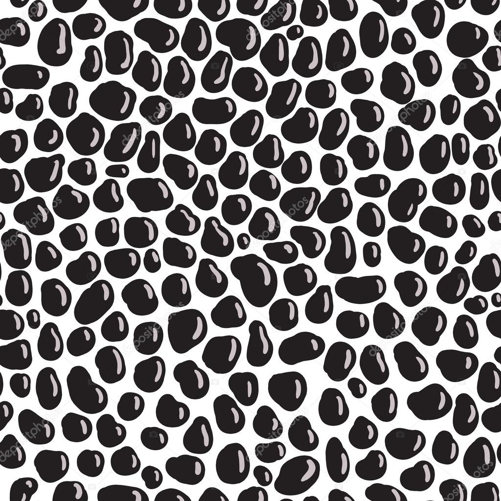 Vector seamless pattern with black shingle