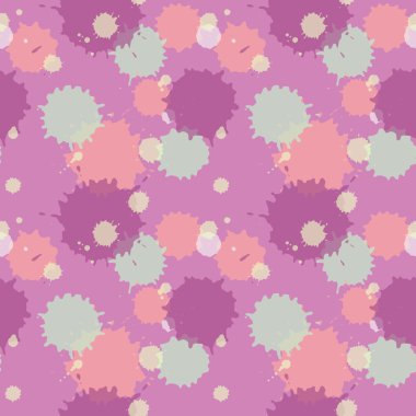 soyut Dikişsiz desen boya lekeleri ile