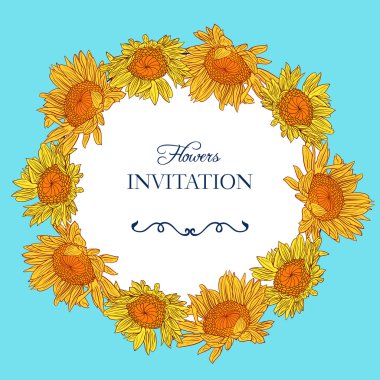 Free Free 268 Sunflower Wreath Svg SVG PNG EPS DXF File