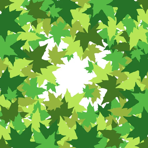 Abstrakter Hintergrund mit Blättern des Ahorns — Stockvektor