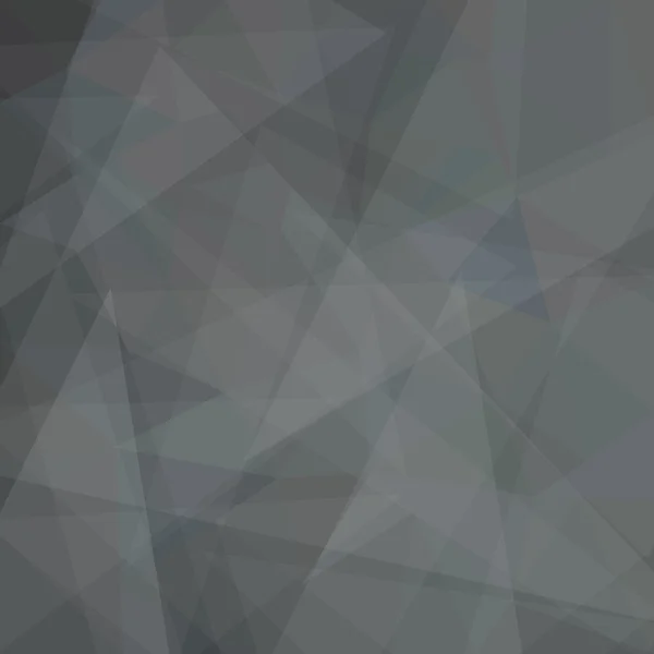 Fondo gris geométrico abstracto con polígonos triangulares — Vector de stock