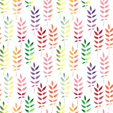 vektör sorunsuz suluboya desenle bırakır