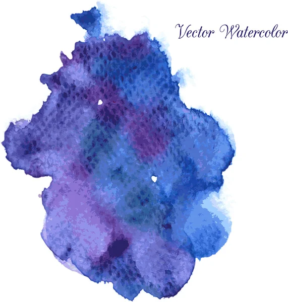 Aquarela mancha fundo — Vetor de Stock