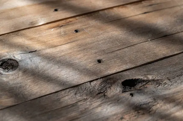 Textura Una Vieja Pared Madera Tableros Ásperos Agrietados Madera Podrida — Foto de Stock