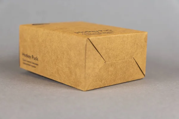 Caja Cartón Marrón Con Hotkey Puck Para Monitor Benq Sobre —  Fotos de Stock