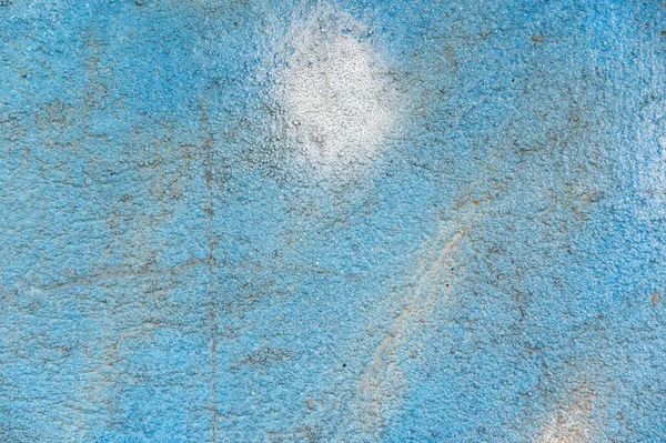 Blue White Painted Wall Texture Exterior Stone Wall Building Abstract — Fotografia de Stock