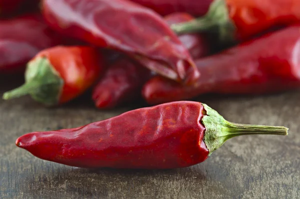Dried cayenne red pepper. — Stock Photo, Image