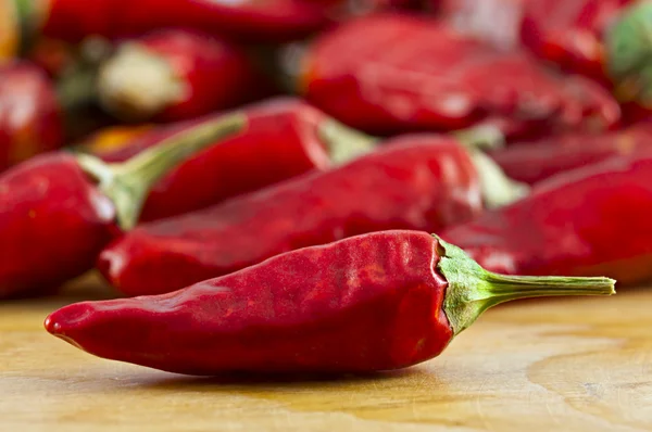 Sušená paprika červená. — Stock fotografie