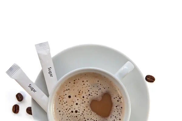 Xícara de café cappucino — Fotografia de Stock