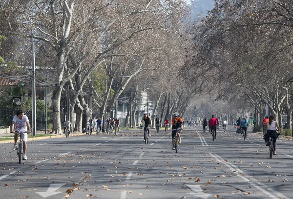 自行车是健身的最受欢迎在智利. — 图库照片