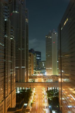 Tokyo night view clipart