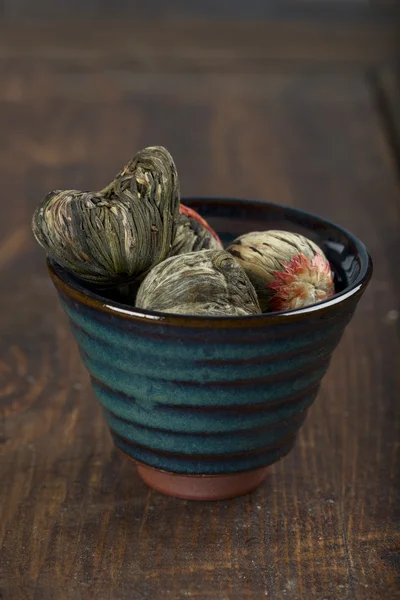 Green tea balls — Stock Photo, Image